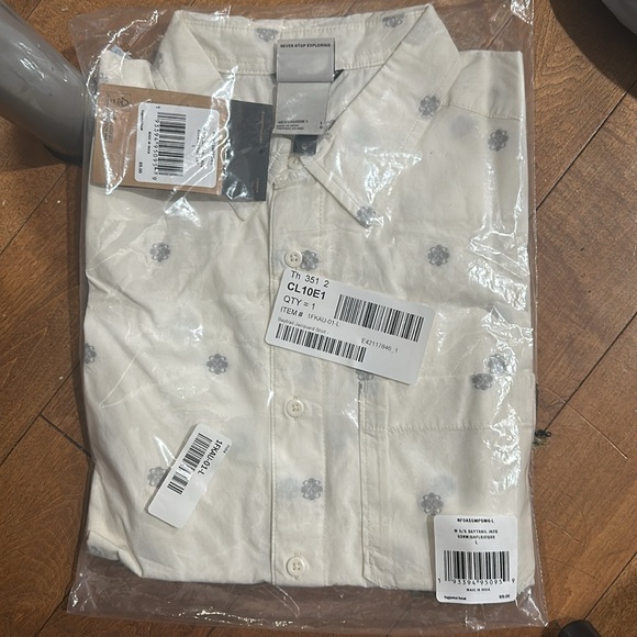 NWT The North Face Baytrail Jacquard Shirt - Short Sleeve - Picture 3 of 5